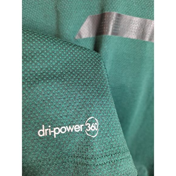 RUSSELL Men's Forest Green Training Fit dri-power 360 Pullover Hoodie Size L - Picture 6 of 7